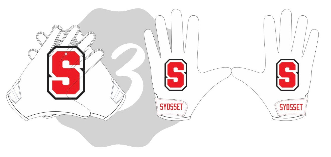 SYOSSET FOOTBALL GLOVES